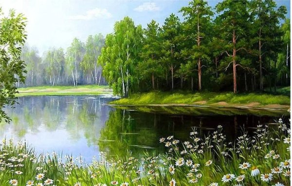 Анимация природа летом