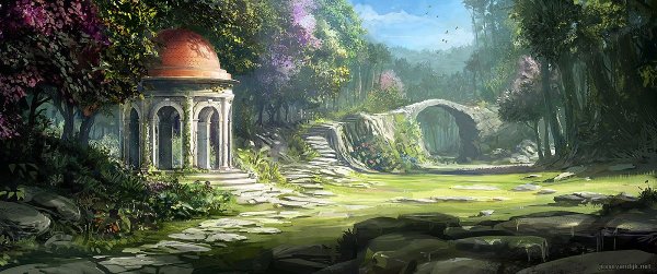 Эльфийские сады фэнтези