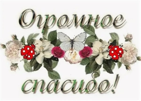 Красивые Стикеры с благодарностью