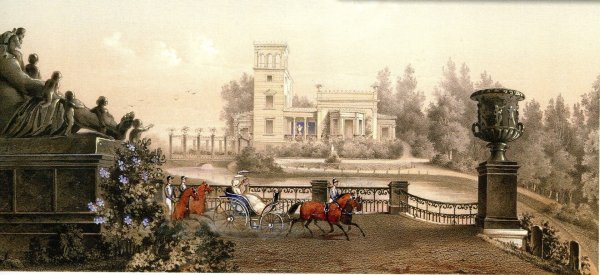 Летний сад в Санкт-Петербурге 19 век