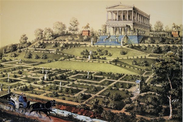 Дворец Бельведер в Луговом парке