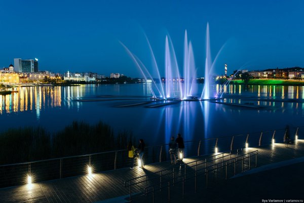 Набережная озера кабан Казань