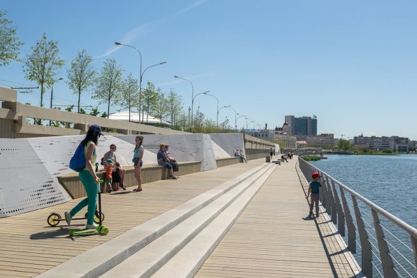 Набережная озера кабан Казань