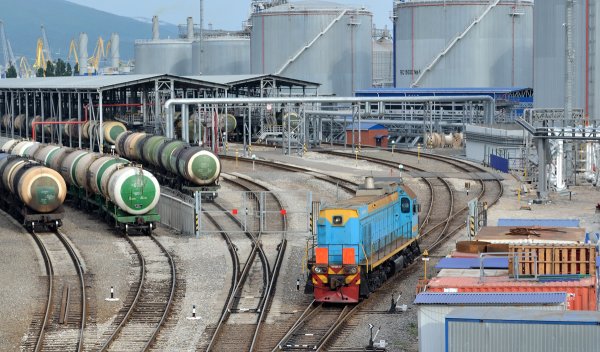 Ранжирный парк станции Новороссийск