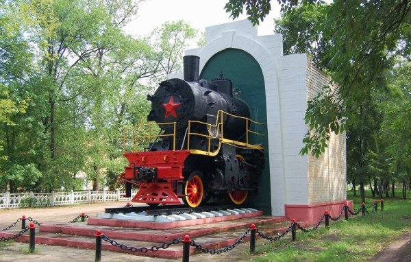 Паровоз «Су 211-75» старый Оскол