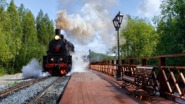 Паровоз Сортавала Рускеала