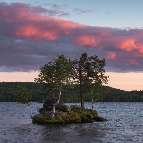 Калиново оз Таватуй