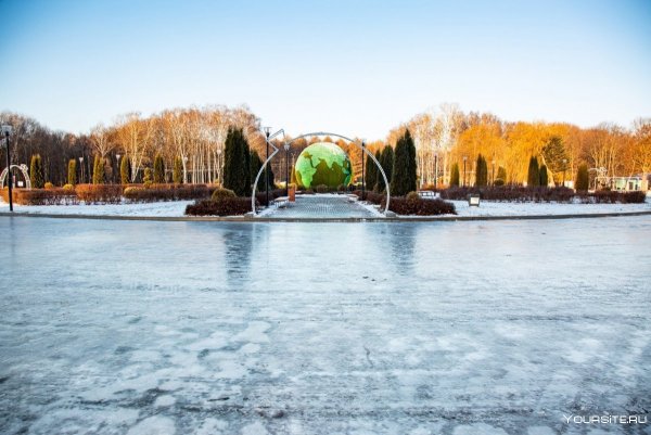 Белоусовский парк Тула каток