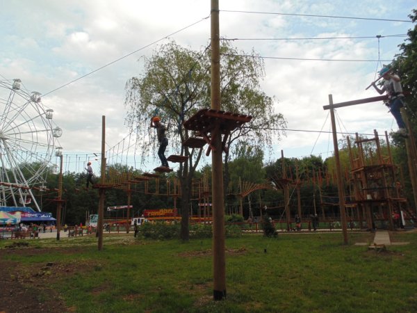 Тула Белоусовский парк карусели