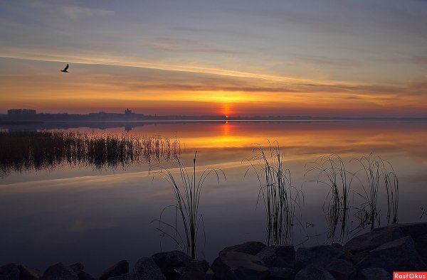 Озеро Смолино Челябинск закат