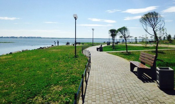 Набережная озера Смолино