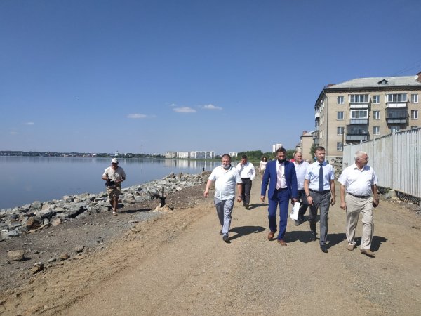 Набережная озера Смолино Челябинск