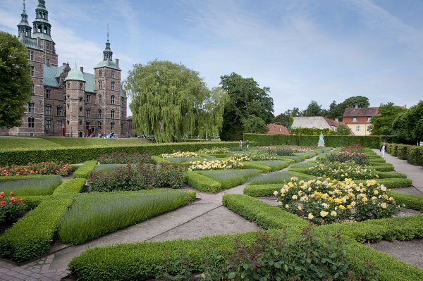 Замок Розенборг Копенгаген сад