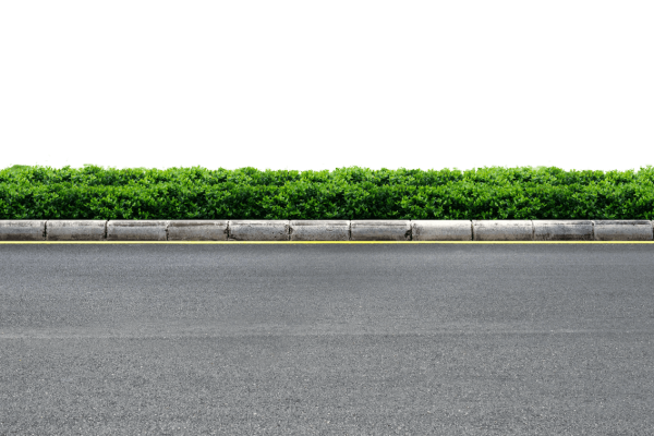 Асфальт бордюр дорога сбоку