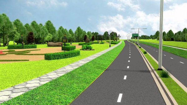 Озеленение дорог