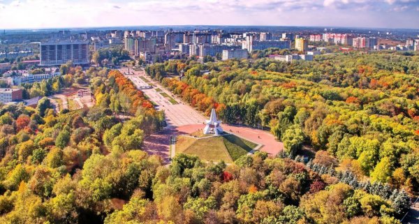 Курган бессмертия Брянск панорама