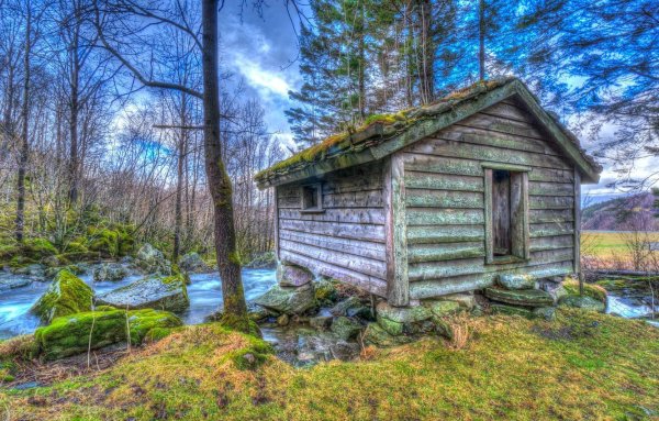 Хаттфьелльдал Норвегия избушка