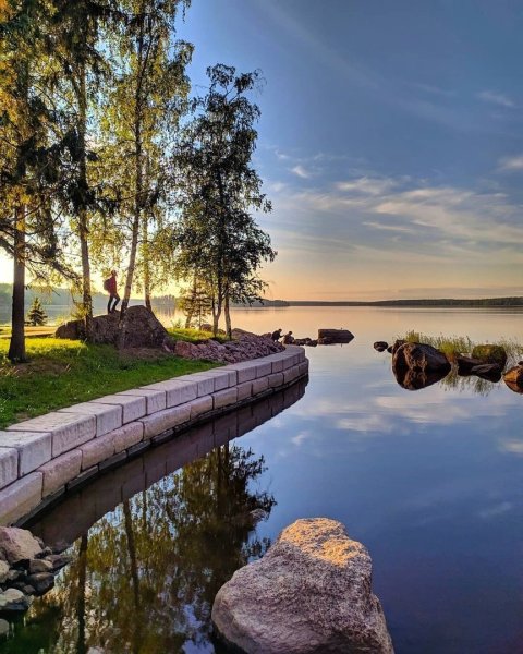 Парки Выборга парк Монрепо