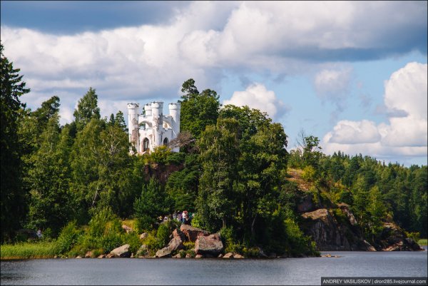 Выборг парк Монрепо остров Людвигштайн