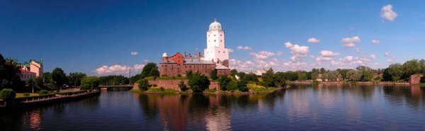 Выборгский замок панорама