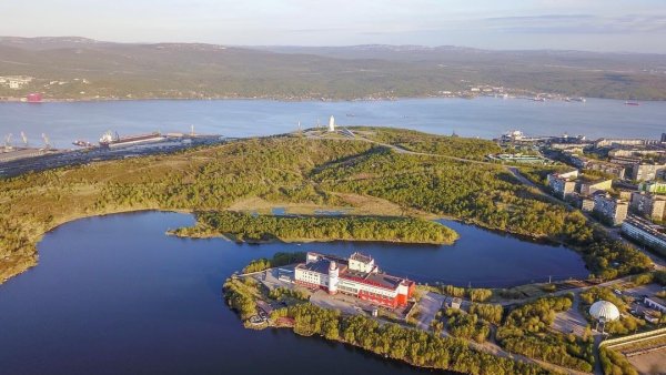 Лето Мурманск семёновское озеро.
