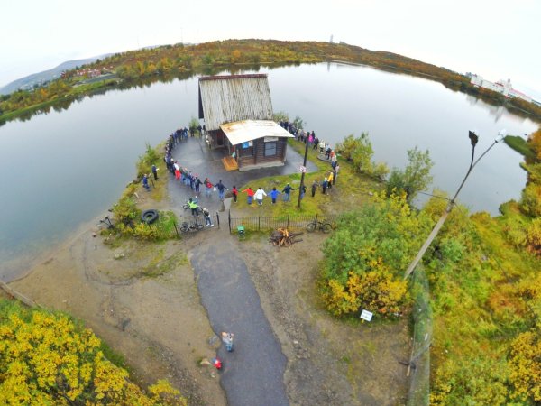 Домик моржей Мурманск Семеновское озеро