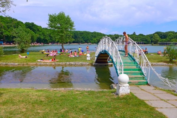 Железноводск озеро пляж