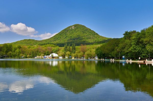 Курортное озеро в Железноводске