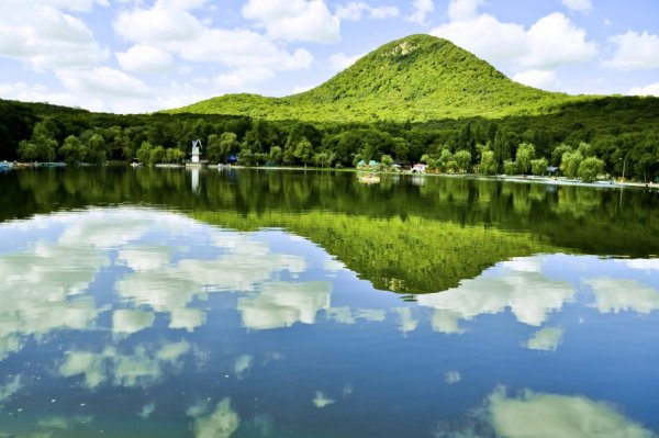 Курортное озеро в Железноводске