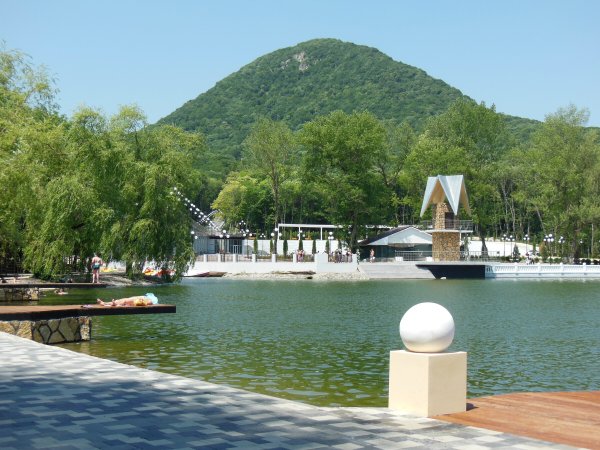 Курортное озеро в Железноводске