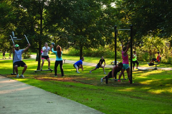 Спортивная зона парк