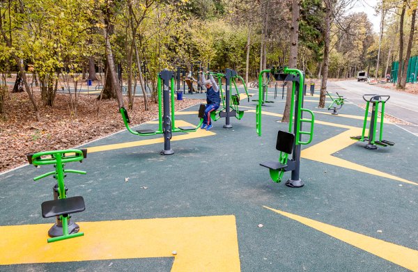 Спортивная зона парка