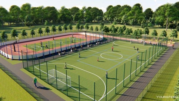 Парк Добросельский Владимир футбольное поле