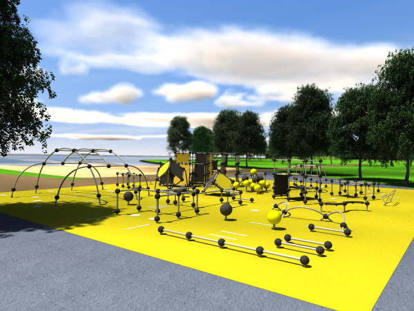 Паркур площадка