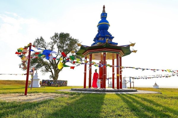 Элиста хурул тюльпаны