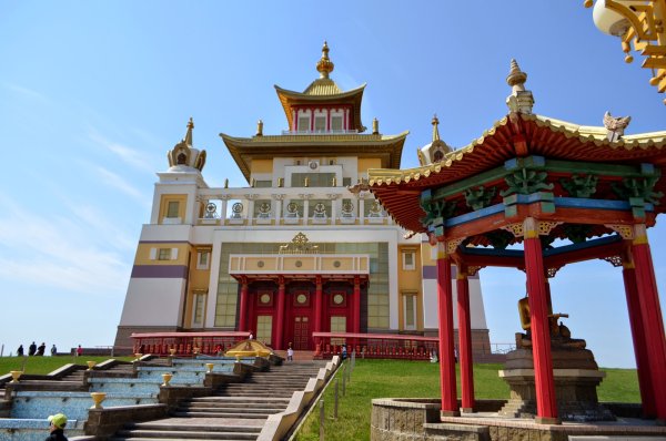 Хурул Золотая обитель Будды Шакьямуни 3д модель