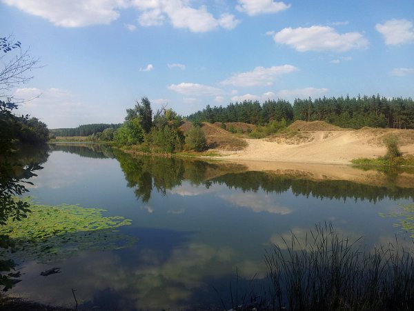 Озеро Тахтарка в Павловском районе Воронежской области