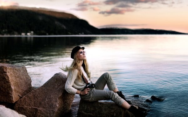 Фотосессия на берегу озера