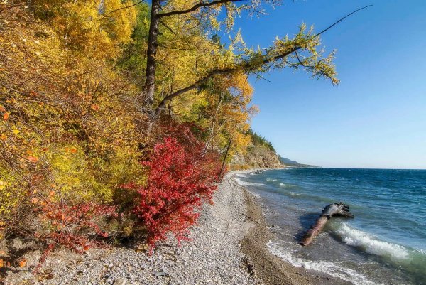 Байкал осень ноябрь