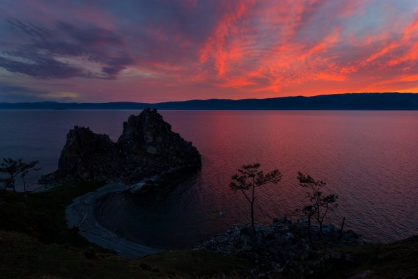 Остров Ольхон закат