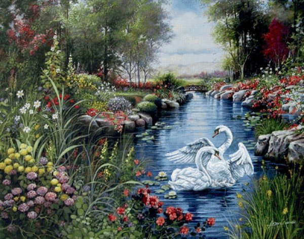 Дименшенс заводь лебедей