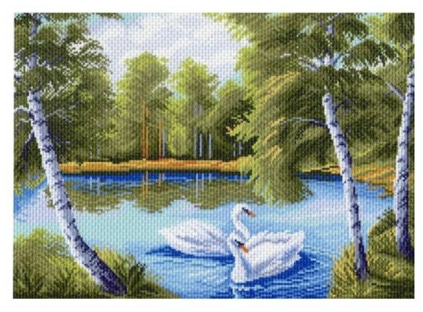 Вышивка крестом Тихая заводь
