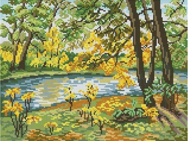 Вышивание крестом природа