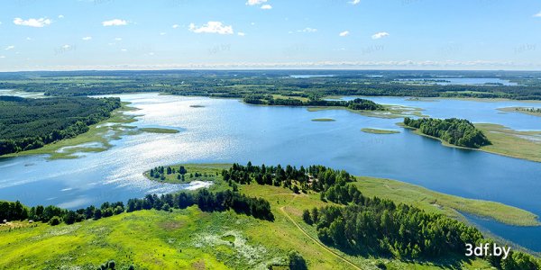 Браславские озера с высоты птичьего полета