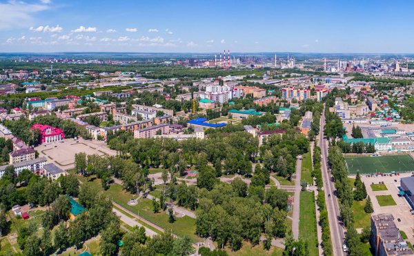 Стерлитамак вид сверху