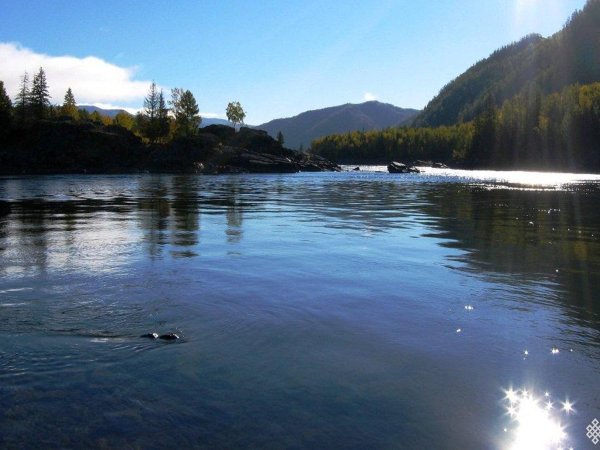 Енисей река Байкал