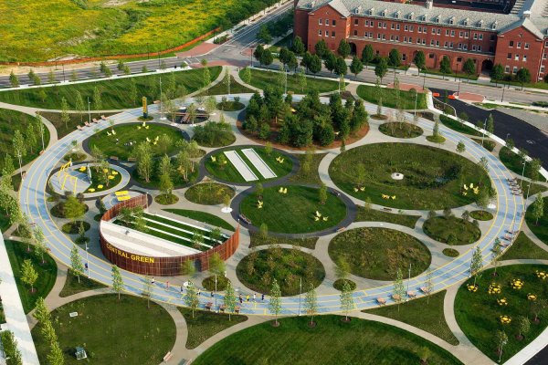 Парк Navy Yards Central Green генеральный план