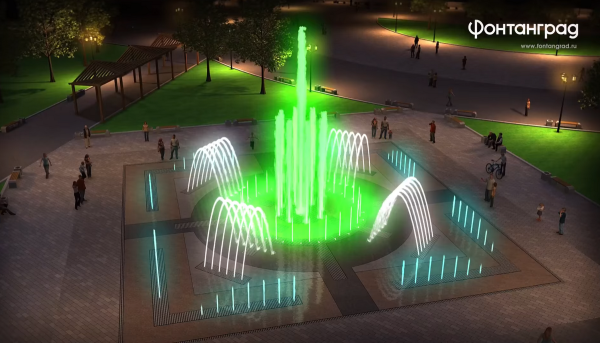 Фонтан Притяжение Магнитогорск
