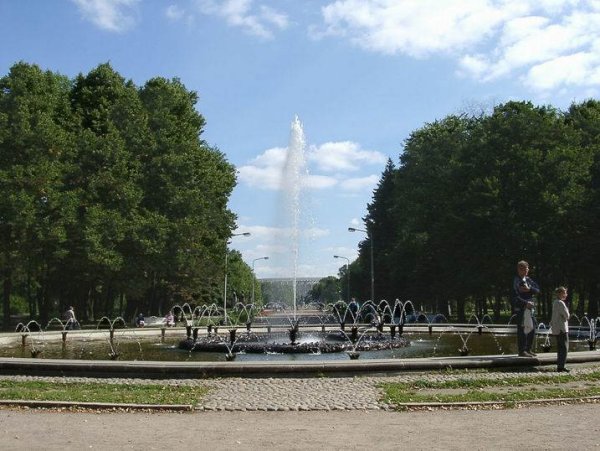 Фонтан парк Победы СПБ