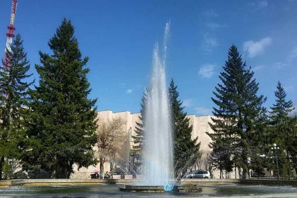 Парк Орленок Абакан фонтан